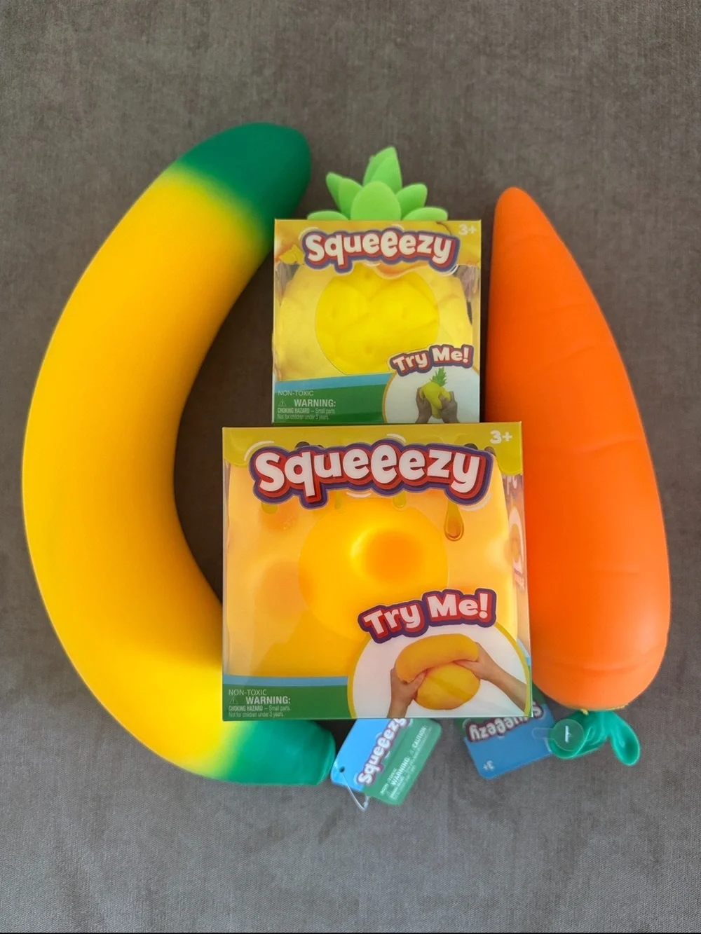 Sunny Days Squeezy Pineapple, Cheese, Banana & Carrot